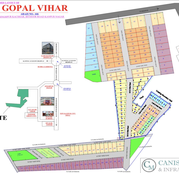  100 Sq. Yards Residential Plot for Sale in Singhpur, Kanpur