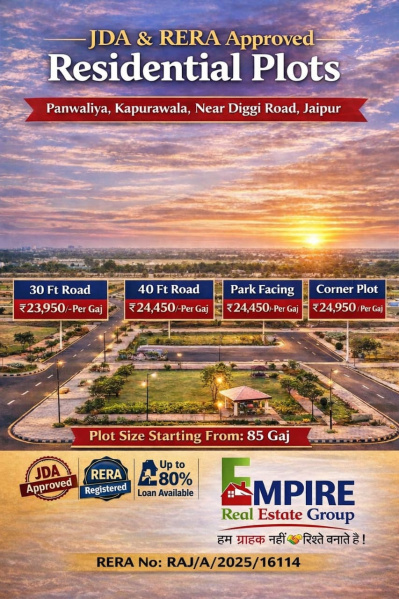  80 Sq. Yards Residential Plot for Sale in Panwaliya, Jaipur