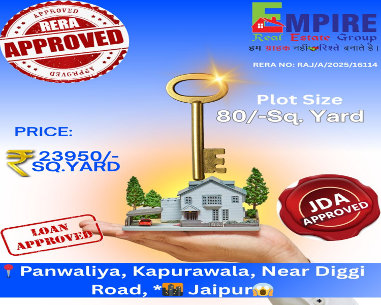  100 Sq. Yards Residential Plot for Sale in Panwaliya, Jaipur