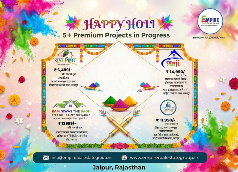  100 Sq. Yards Residential Plot for Sale in Diggi Road, Jaipur