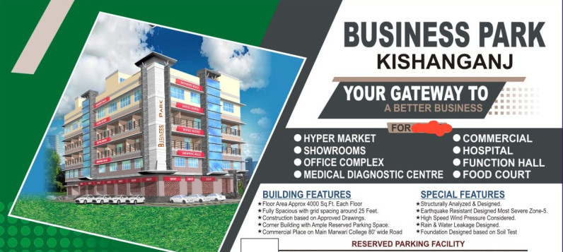  10000 Sq.ft. Showroom for Rent in Bahadurganj, Kishanganj