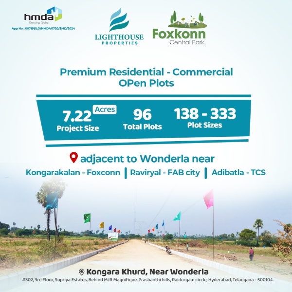  165 Sq. Yards Residential Plot for Sale in Adibatla, Hyderabad