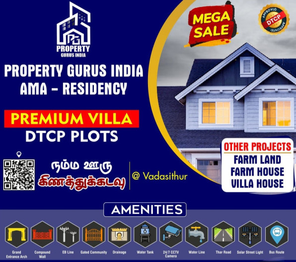  1847 Sq.ft. Residential Plot for Sale in Kinathukadavu, Coimbatore