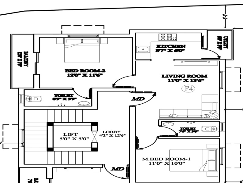 2 BHK 804 Sq.ft. Apartment for Sale in Selaiyur, Chennai