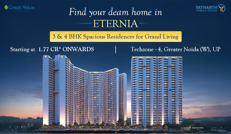 3 BHK 1932 Sq.ft. Apartment for Sale in Techzone 4, Greater Noida