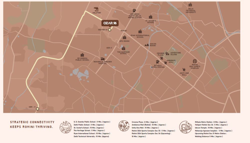 4 BHK 4555 Sq.ft. Apartment for Sale in Sector 32, Rohini, Delhi