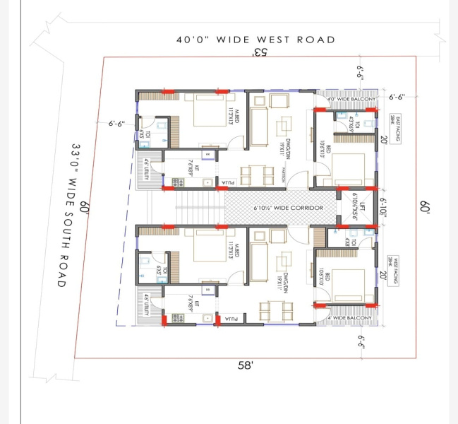 2 BHK 1185 Sq.ft. Apartment for Sale in Madhurawada, Visakhapatnam