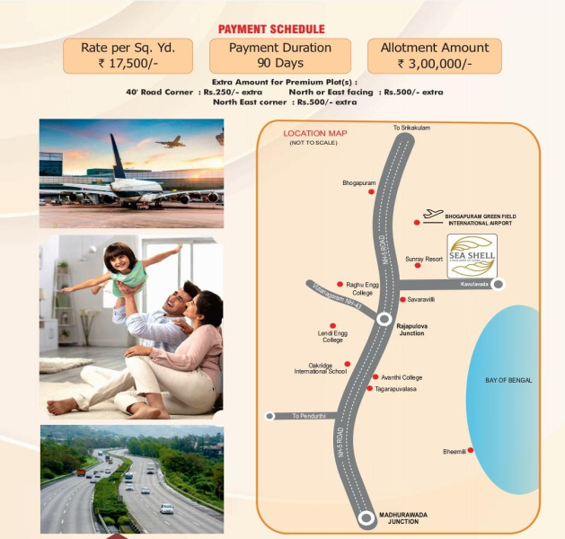  200 Sq.ft. Residential Plot for Sale in Bhogapuram, Visakhapatnam