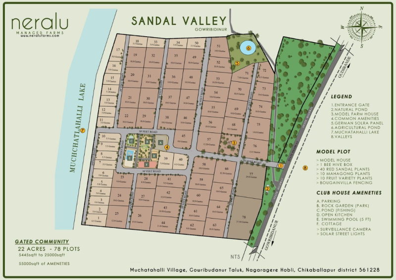  5500 Sq.ft. Agricultural/Farm Land for Sale in Gudibanda, ChikBallapur