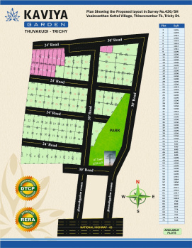  Residential Plot for Sale in Thuvakudi, Tiruchirappalli