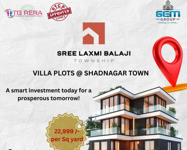  165 Sq. Yards Residential Plot for Sale in Shadnagar, Hyderabad
