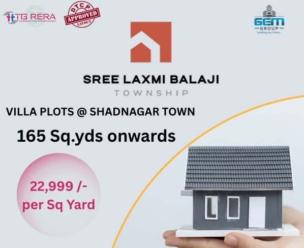  165 Sq. Yards Residential Plot for Sale in Shadnagar, Hyderabad