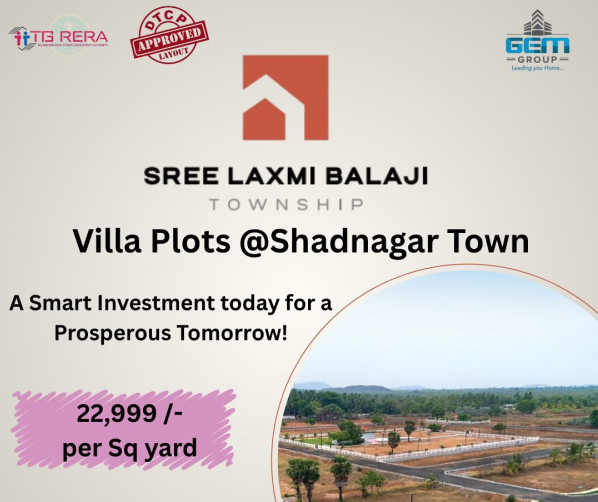  165 Sq. Yards Residential Plot for Sale in Shadnagar, Hyderabad