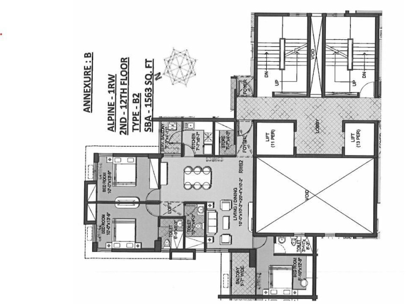 3 BHK 1563 Sq.ft. Apartment for Sale in Action Area I, Kolkata