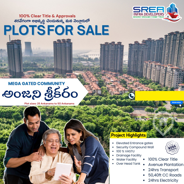  1980 Sq.ft. Residential Plot for Sale in Magunta, Nellore