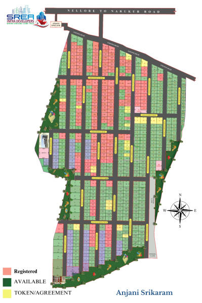  1980 Sq.ft. Residential Plot for Sale in Magunta, Nellore