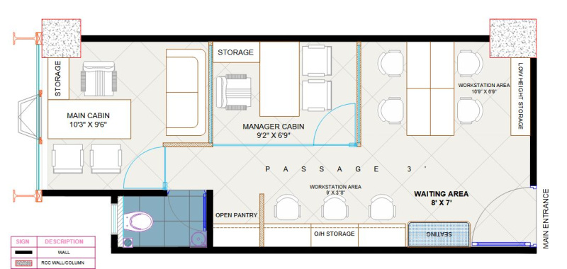  692 Sq.ft. Office Space for Rent in Makarba, Ahmedabad