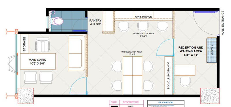  691 Sq.ft. Office Space for Rent in Makarba, Ahmedabad