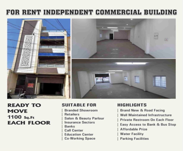  1100 Sq.ft. Commercial Shop for Rent in Ammapet, Salem