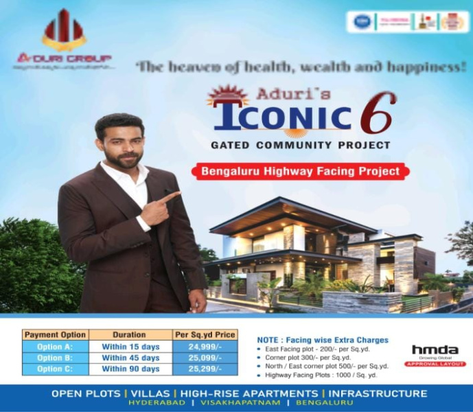  1000 Sq. Yards Commercial Land for Sale in Bangalore Highway, Hyderabad