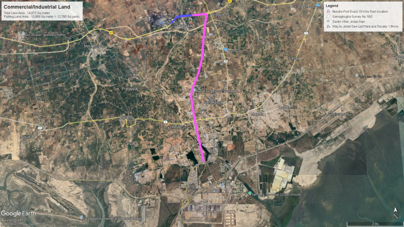  13000 Sq. Yards Industrial Land for Sale in Mundra Port, Kutch