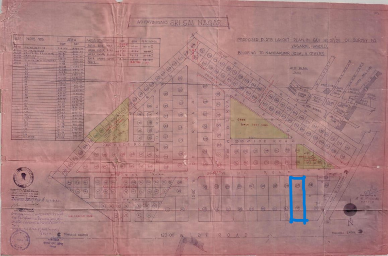  7000 Sq.ft. Residential Plot for Sale in Kautha, Nanded