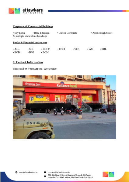  6500 Sq.ft. Showroom for Rent in Vijay Nagar, Indore