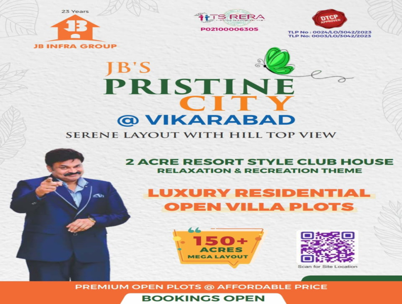  150 Sq. Yards Residential Plot for Sale in Yennepally, Vikarabad