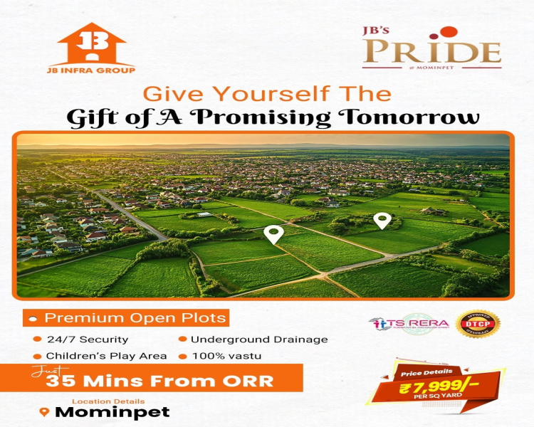  200 Sq. Yards Residential Plot for Sale in Mominpet Mandal, Vikarabad