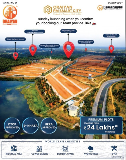  1200 Sq.ft. Residential Plot for Sale in Channarayapatna, Hassan