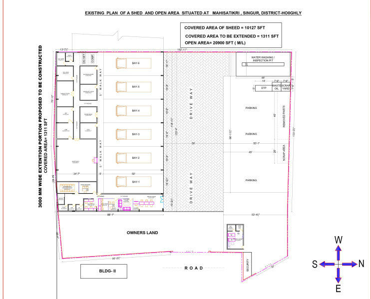  20900 Sq.ft. Industrial Land for Rent in Singur, Hooghly