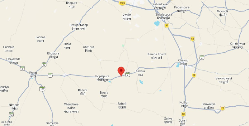  16 Bigha Agricultural/Farm Land for Sale in Chaksu, Jaipur