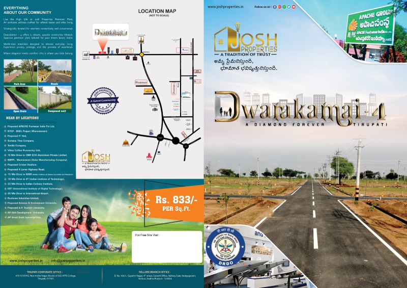  1800 Sq.ft. Residential Plot for Sale in Yerpedu, Tirupati