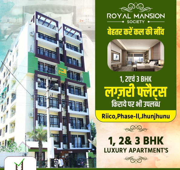 3 BHK 1400 Sq.ft. Apartment for Rent in Shastri Nagar, Jhunjhunu