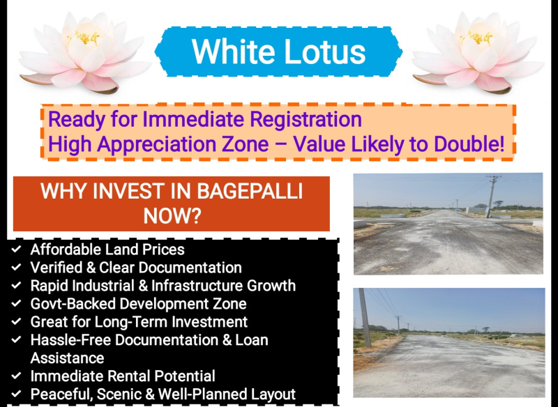  1200 Sq.ft. Residential Plot for Sale in Bagepalli, Bangalore