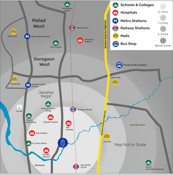 2 BHK Flat for Sale in Goregaon West, Mumbai