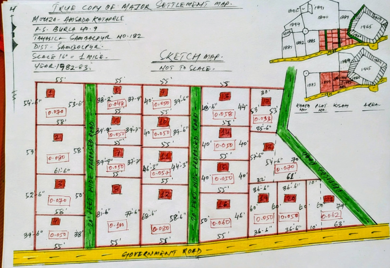  15 Dismil Residential Plot for Sale in Khetrajpur, Sambalpur
