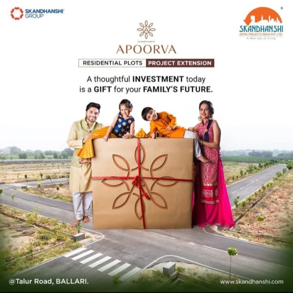  1163 Sq.ft. Residential Plot for Sale in Talur Road, Bellary