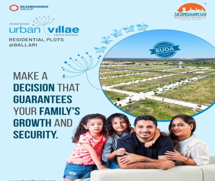  1163 Sq.ft. Residential Plot for Sale in Belgal Road, Bellary