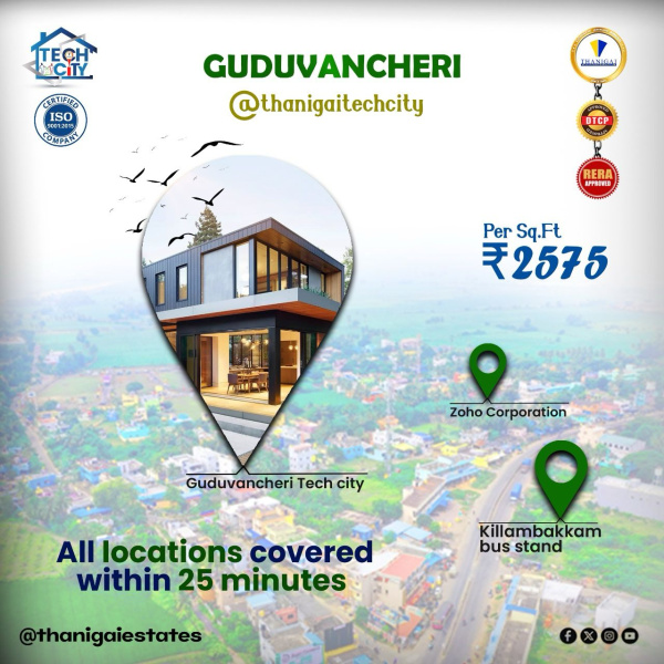  600 Sq.ft. Residential Plot for Sale in Guduvancheri, Chennai