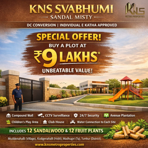 1 BHK 1200 Sq.ft. Apartment for Sale in Madhugiri, Tumkur