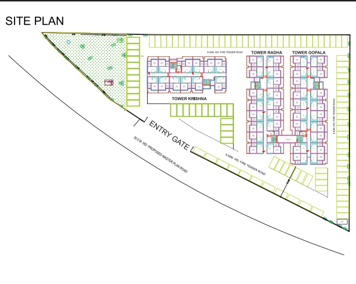 1 BHK 645 Sq.ft. Apartment for Sale in VIP Road, Vrindavan