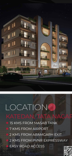 3 BHK 1500 Sq.ft. Apartment for Sale in Katedhan, Hyderabad