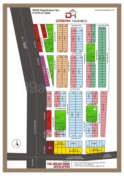  600 Sq.ft. Residential Plot for Sale in Ringnodiya, Indore