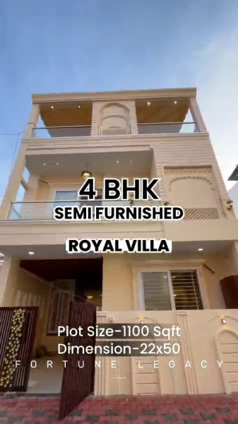 4 BHK 1100 Sq.ft. House for Sale in Nipania, Indore