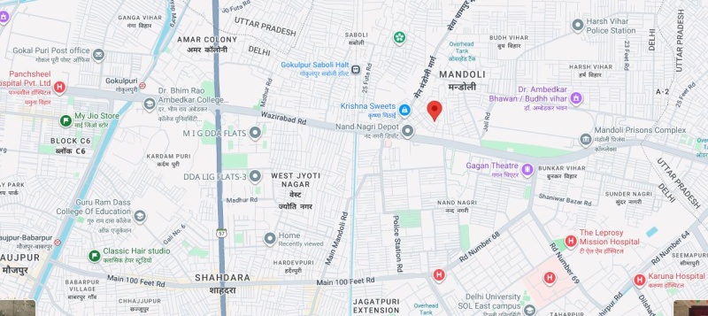  630 Sq.ft. Residential Plot for Sale in Mandoli, Delhi