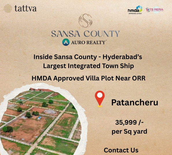  200 Sq. Yards Residential Plot for Sale in Patancheru, Hyderabad