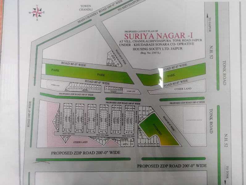  100 Sq. Yards Residential Plot for Sale in Sitapura Industrial Area, Jaipur