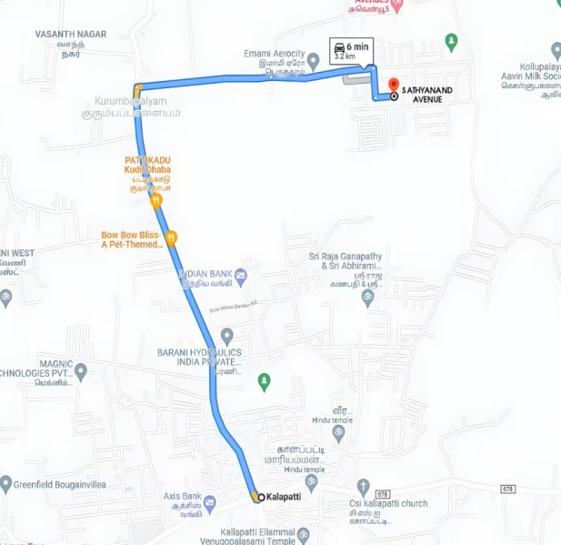  4 Cent Residential Plot for Sale in Kalapatti, Coimbatore