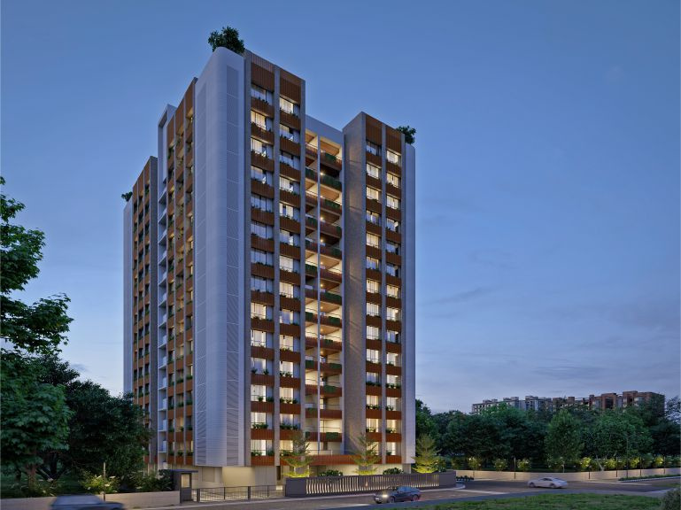 4 BHK 2155 Sq.ft. Apartment for Sale in South Bopal, Ahmedabad